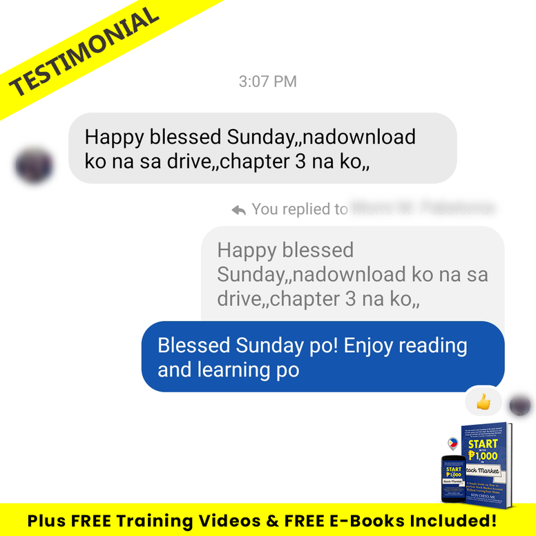 Start with P1,000 in Stock Market Book (+FREE Monthly Webinar +2 FREE E-books & 5+1 FREE Stock Market Training Videos + Other Bonuses) + FREE SHIPPING NATIONWIDE