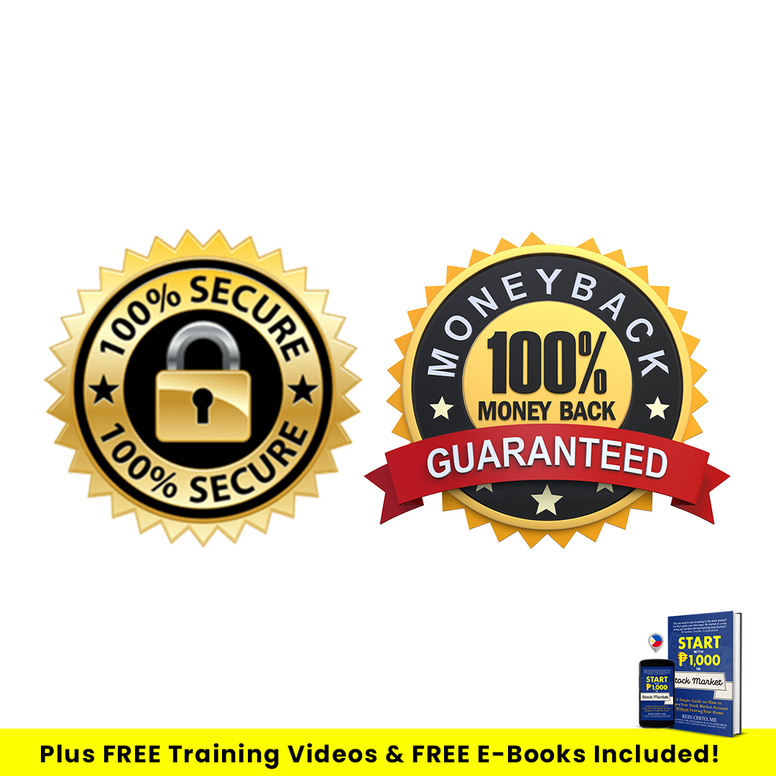 Start with P1,000 in Stock Market Book (+FREE Monthly Webinar +2 FREE E-books & 5+1 FREE Stock Market Training Videos + Other Bonuses) + FREE SHIPPING NATIONWIDE